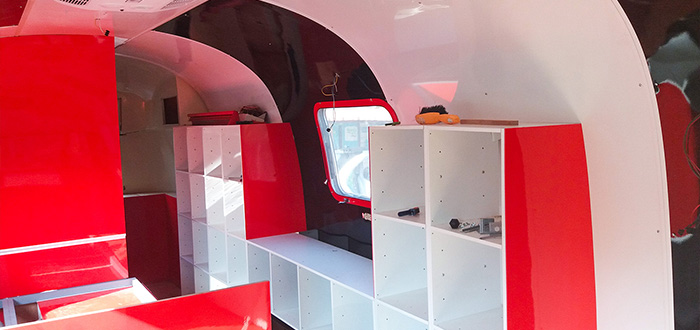 foodtruck rénové rouge